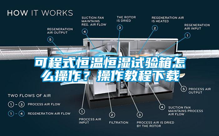 可程式恒温恒湿试验箱怎么操作？操作教程下载