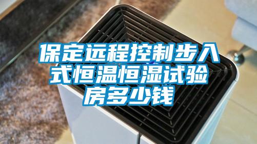 保定远程控制步入式恒温恒湿试验房多少钱