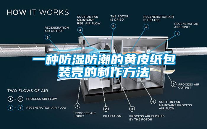 一种防湿防潮的黄皮纸包装壳的制作方法