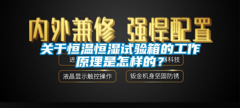 关于恒温恒湿试验箱的工作原理是怎样的？