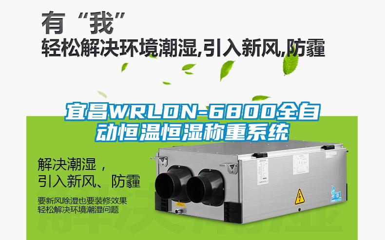 宜昌WRLDN-6800全自动恒温恒湿称重系统