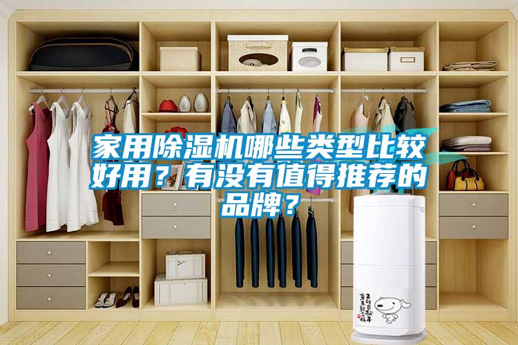 家用除湿机哪些类型比较好用？有没有值得推荐的品牌？