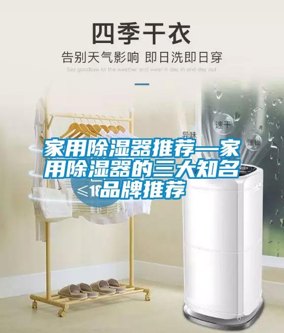 家用除湿器推荐—家用除湿器的三大知名品牌推荐