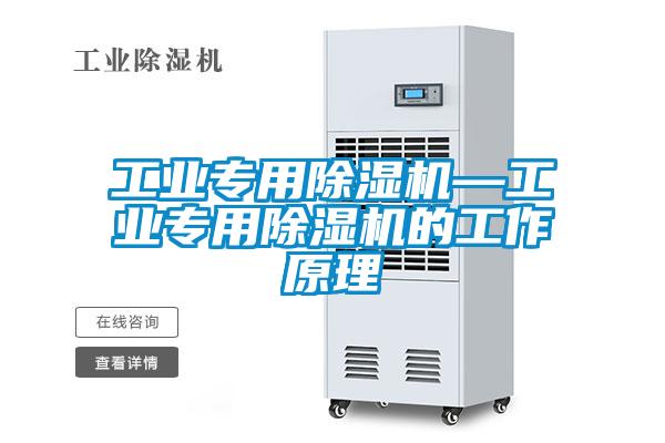 工业专用除湿机—工业专用除湿机的工作原理