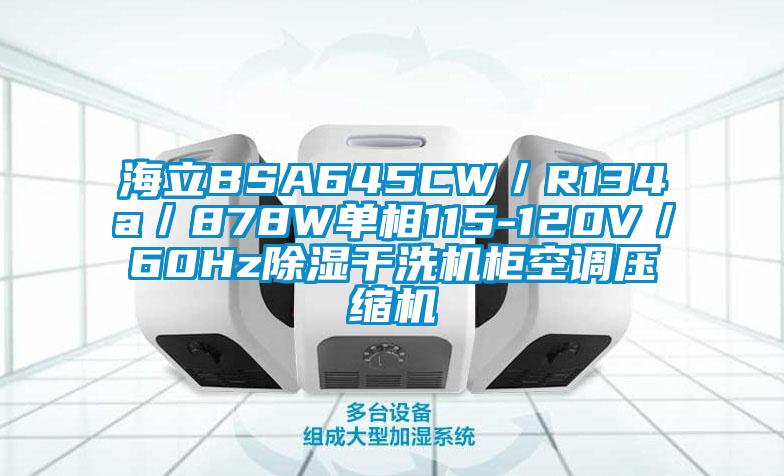 海立BSA645CW／R134a／878W单相115-120V／60Hz除湿干洗机柜空调压缩机