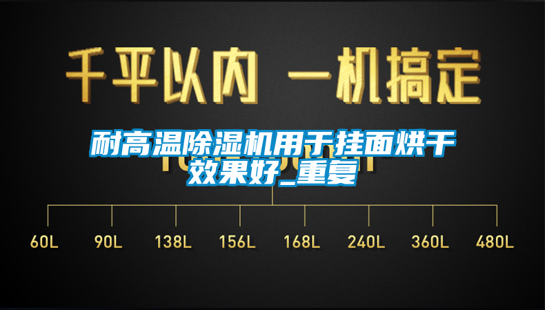 耐高温除湿机用于挂面烘干效果好_重复