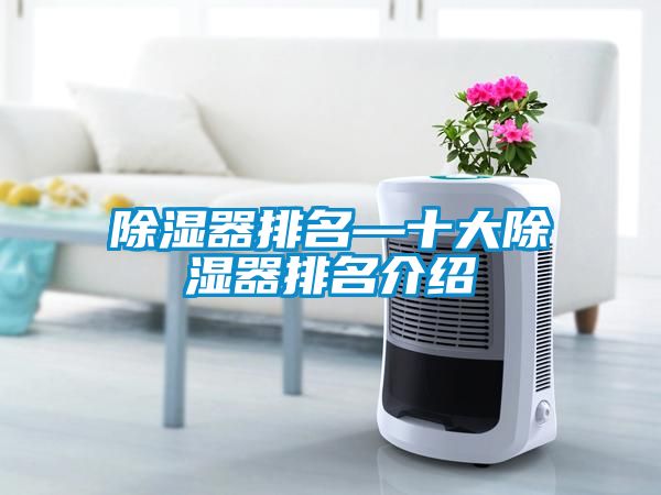 除湿器排名—十大除湿器排名介绍