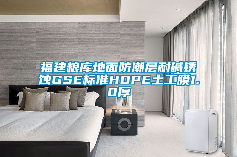 福建粮库地面防潮层耐碱锈蚀GSE标准HDPE土工膜1.0厚